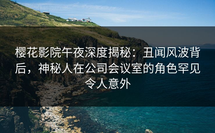 樱花影院午夜深度揭秘：丑闻风波背后，神秘人在公司会议室的角色罕见令人意外